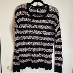 Kensie Open-Knit Sweater